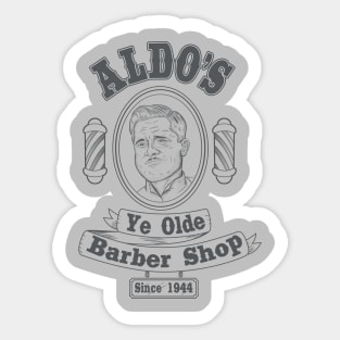 Aldos ye olde barber shop Sticker